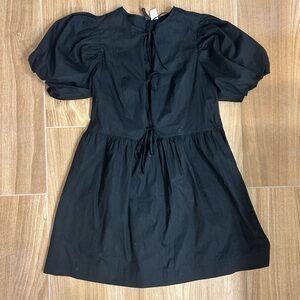 H and M Tie Front Mini Dress